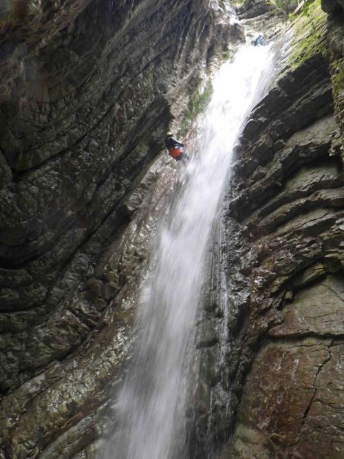 Canyoning - discesa con corda