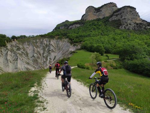 Tour in mountain bike