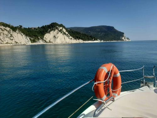 Gita in barca riviera del conero bellezza marche adriatico paesaggi esperienza brezza marina gruppi famiglia esperti marinai 